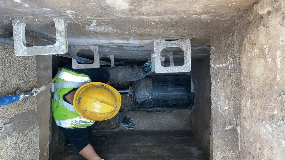 琼结HDPE短管内衬法